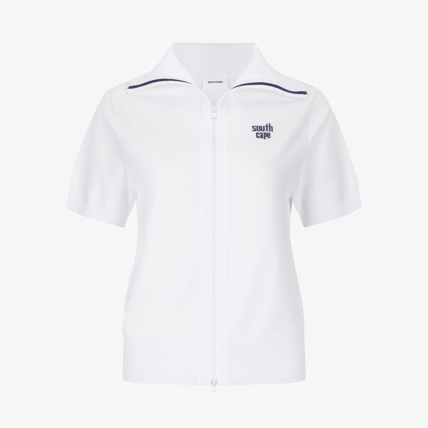 Southcross Sailor Collar Zip-Up Cardigan_WT