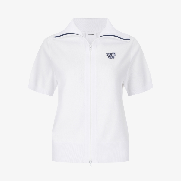 Southcross Sailor Collar Zip-Up Cardigan_WT