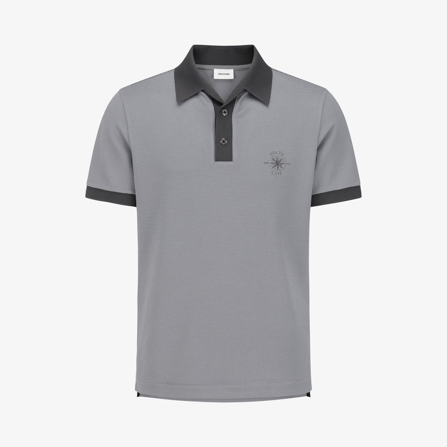 Southcross Contrast Collar Polo T-Shirt_GY