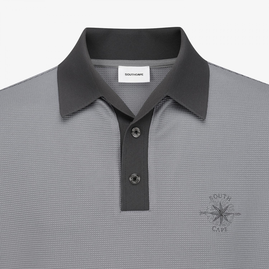 Southcross Contrast Collar Polo T-Shirt_GY