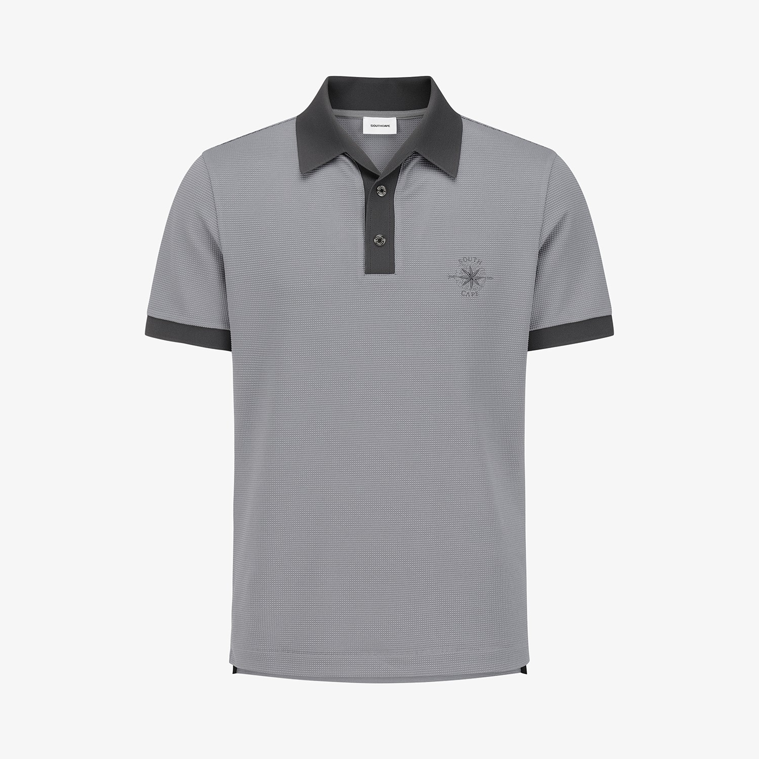 Southcross Contrast Collar Polo T-Shirt_GY