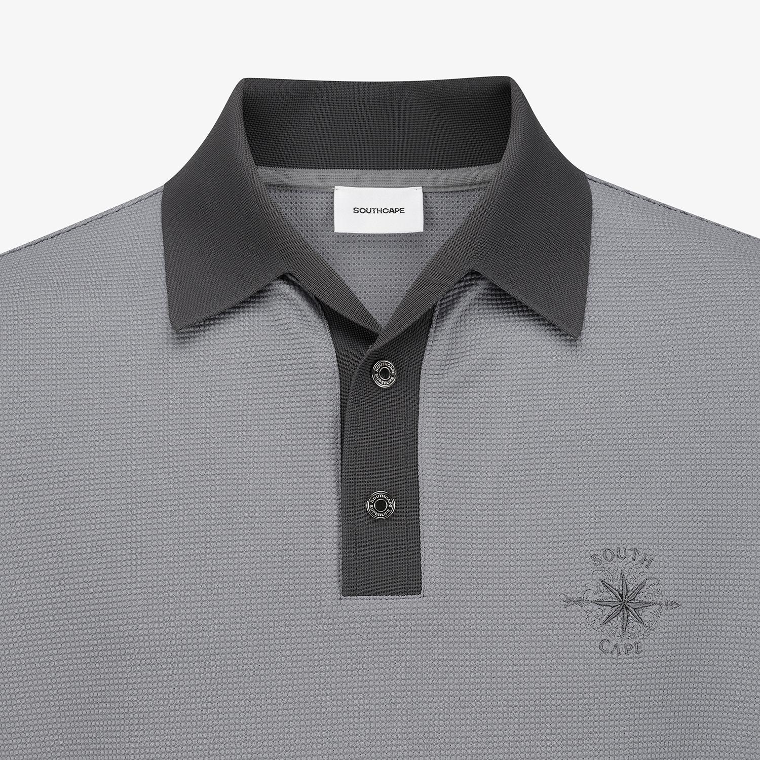 Southcross Contrast Collar Polo T-Shirt_GY