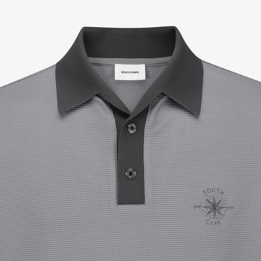 Southcross Contrast Collar Polo T-Shirt_GY