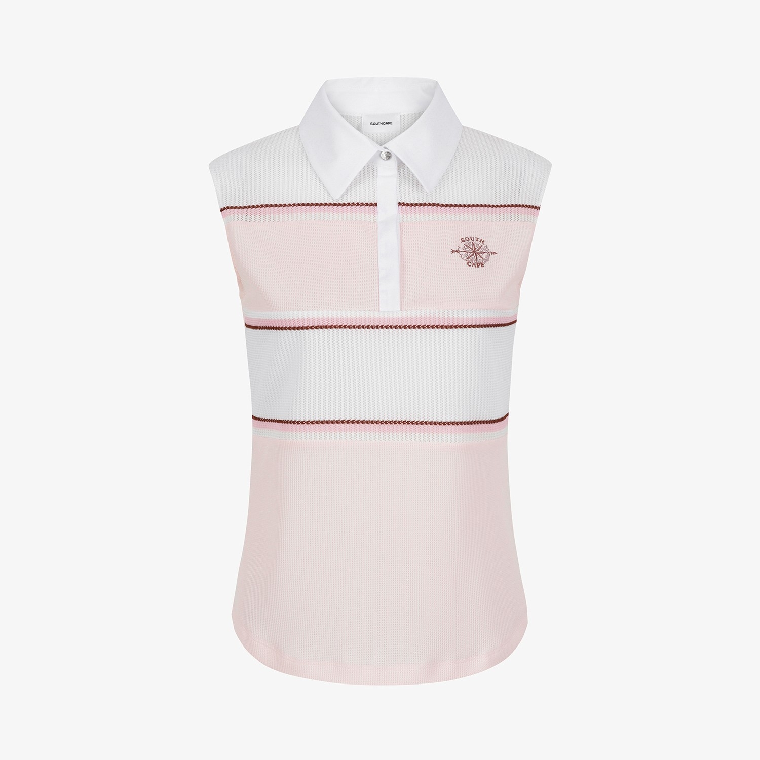 Color-Block Mesh Sleeveless_CL