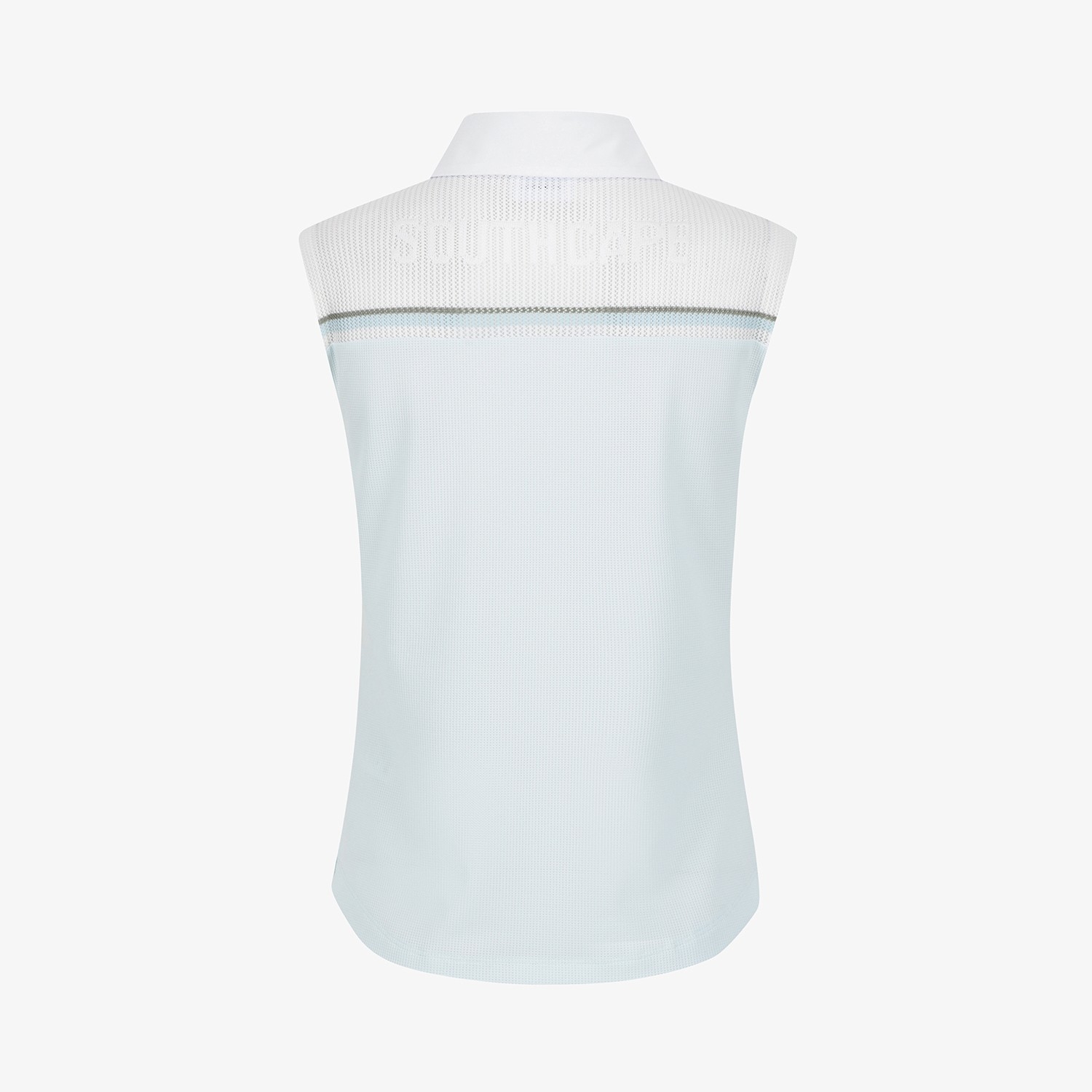 Color-Block Mesh Sleeveless_MT