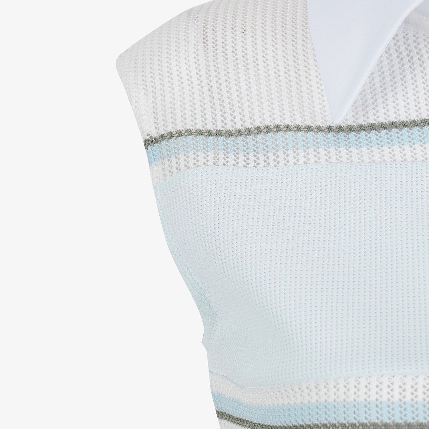 Color-Block Mesh Sleeveless_MT