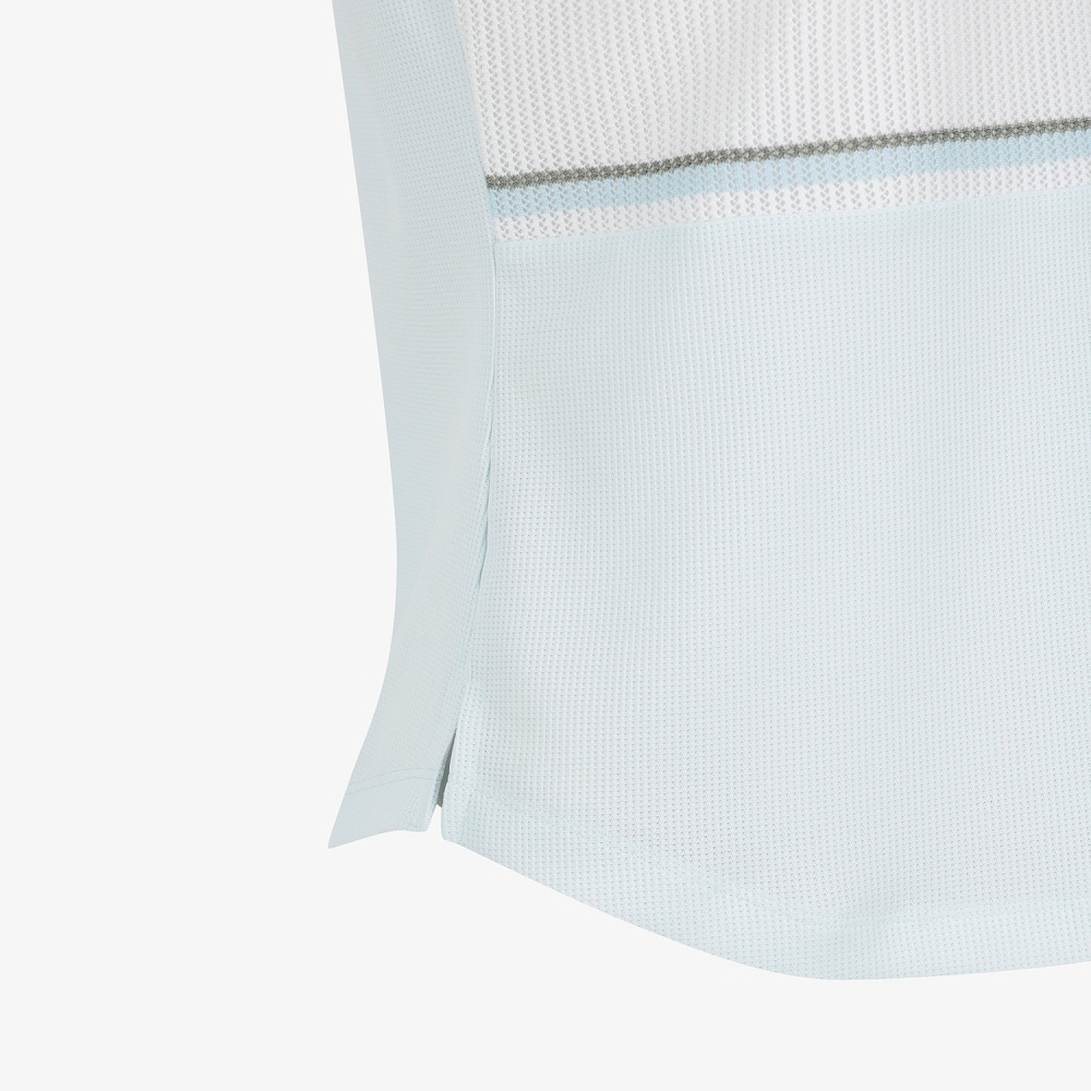 Color-Block Mesh Sleeveless_MT