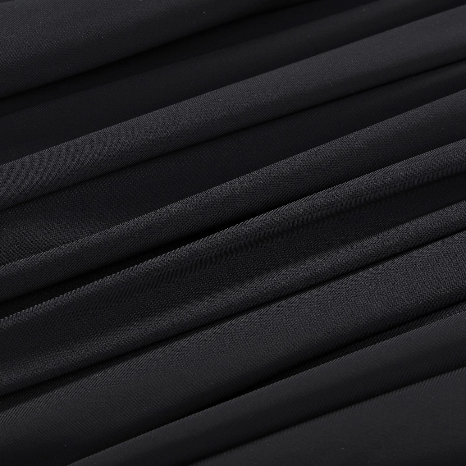 Southcross Solid Shirring Skirt_BK