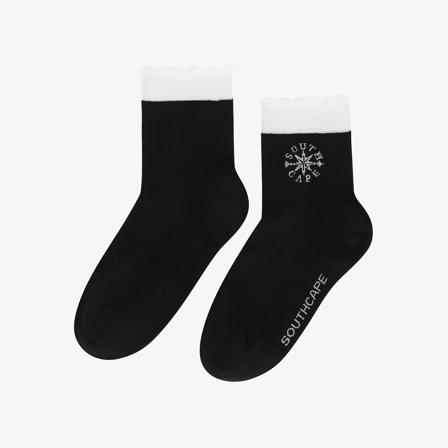 Southcross Wave Contrast Socks_BK