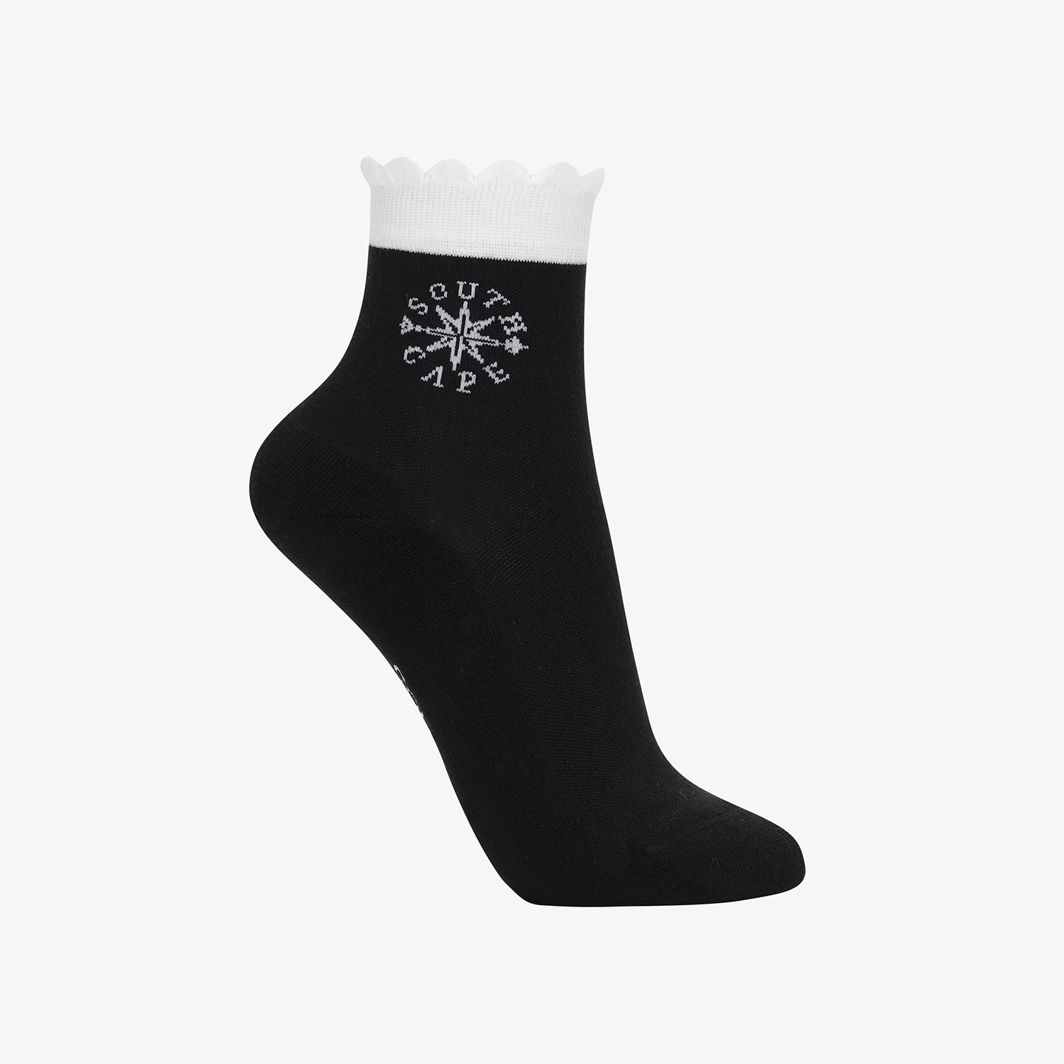 Southcross Wave Contrast Socks_BK