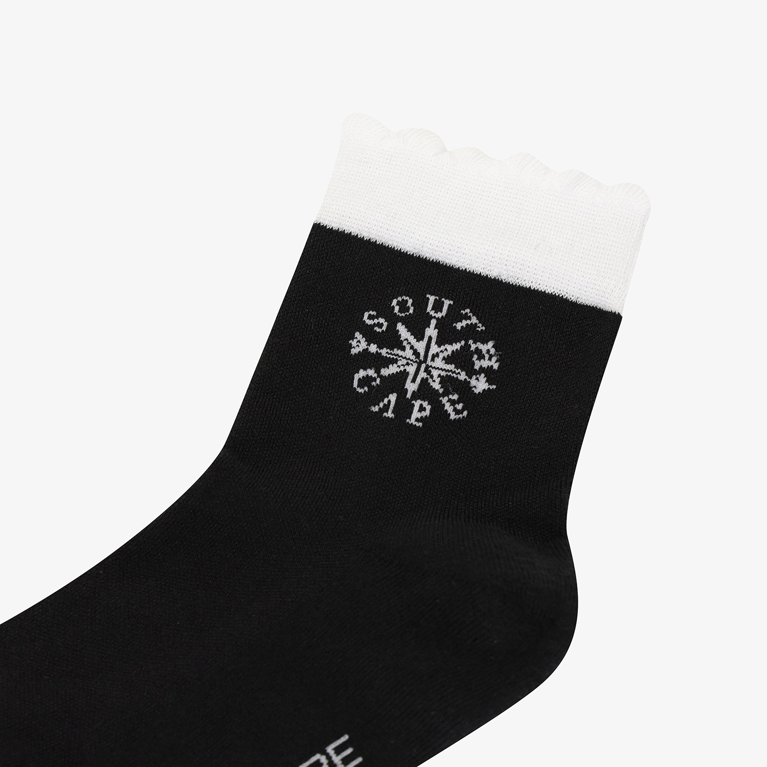 Southcross Wave Contrast Socks_BK