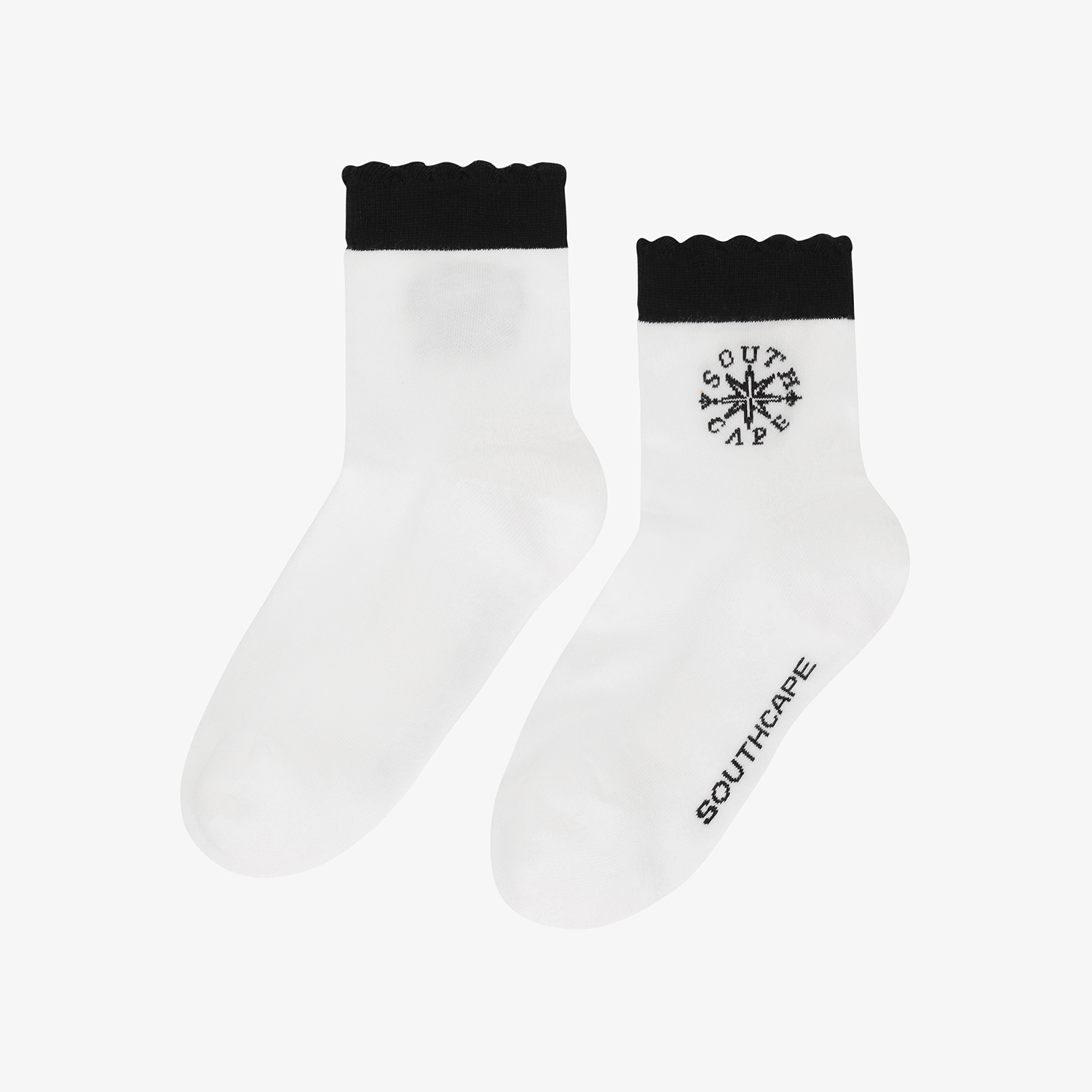 Southcross Wave Contrast Socks_WT