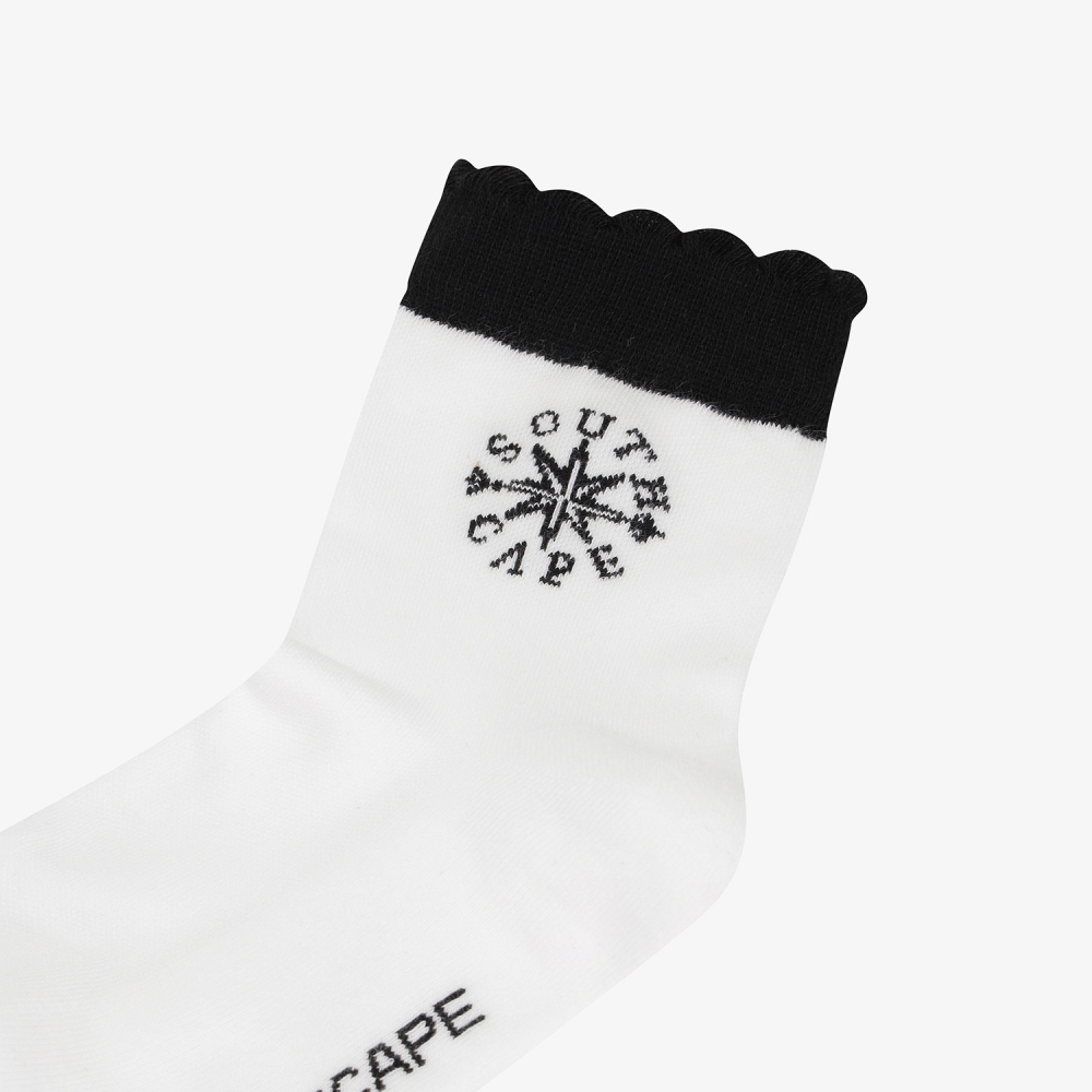 Southcross Wave Contrast Socks_WT