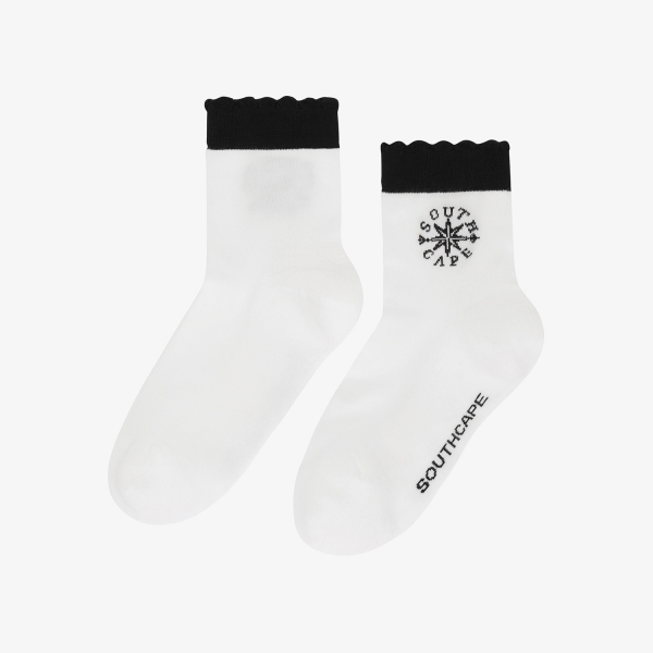 Southcross Wave Contrast Socks_WT