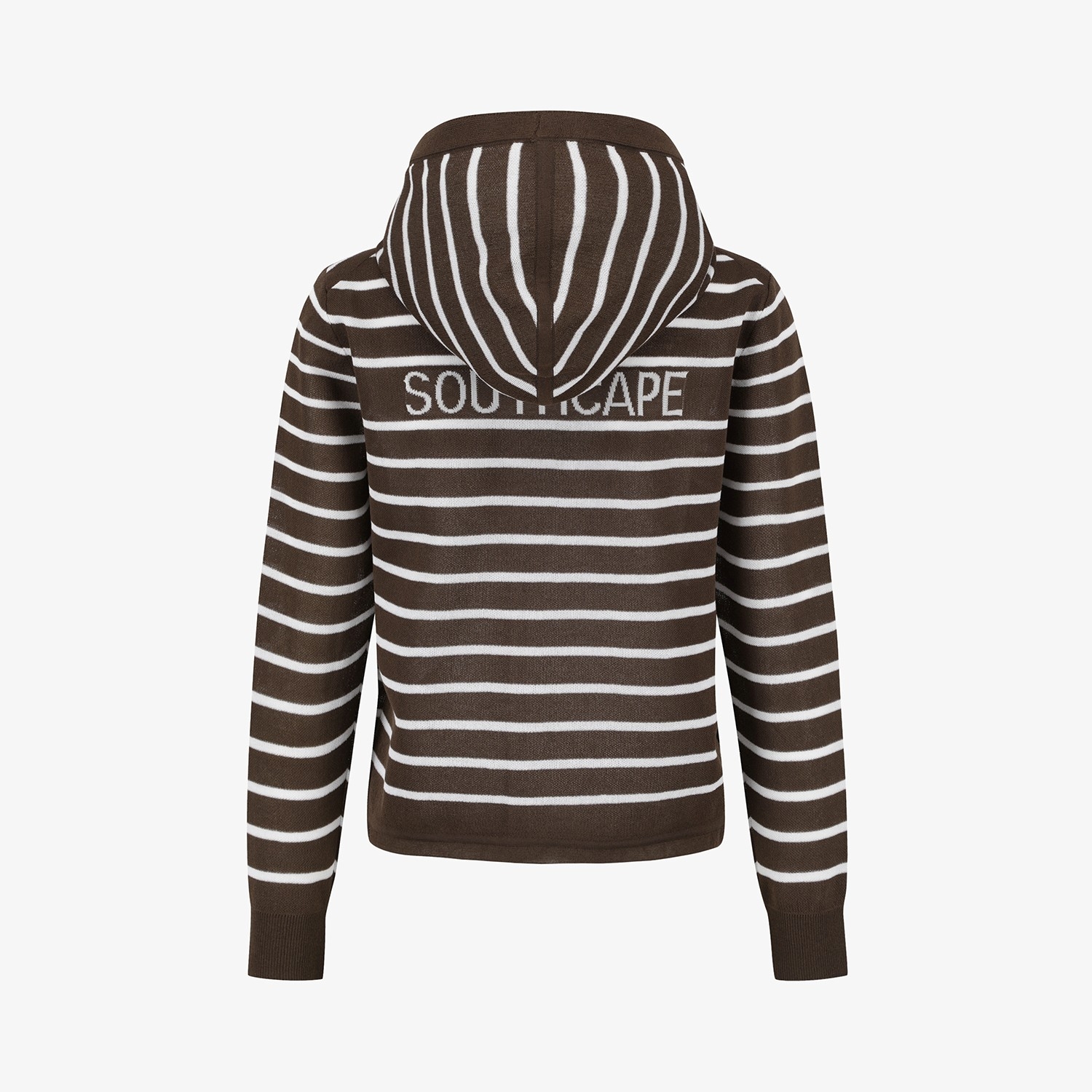 Southcross Stripe Hooded Sheer Cardigan_BR