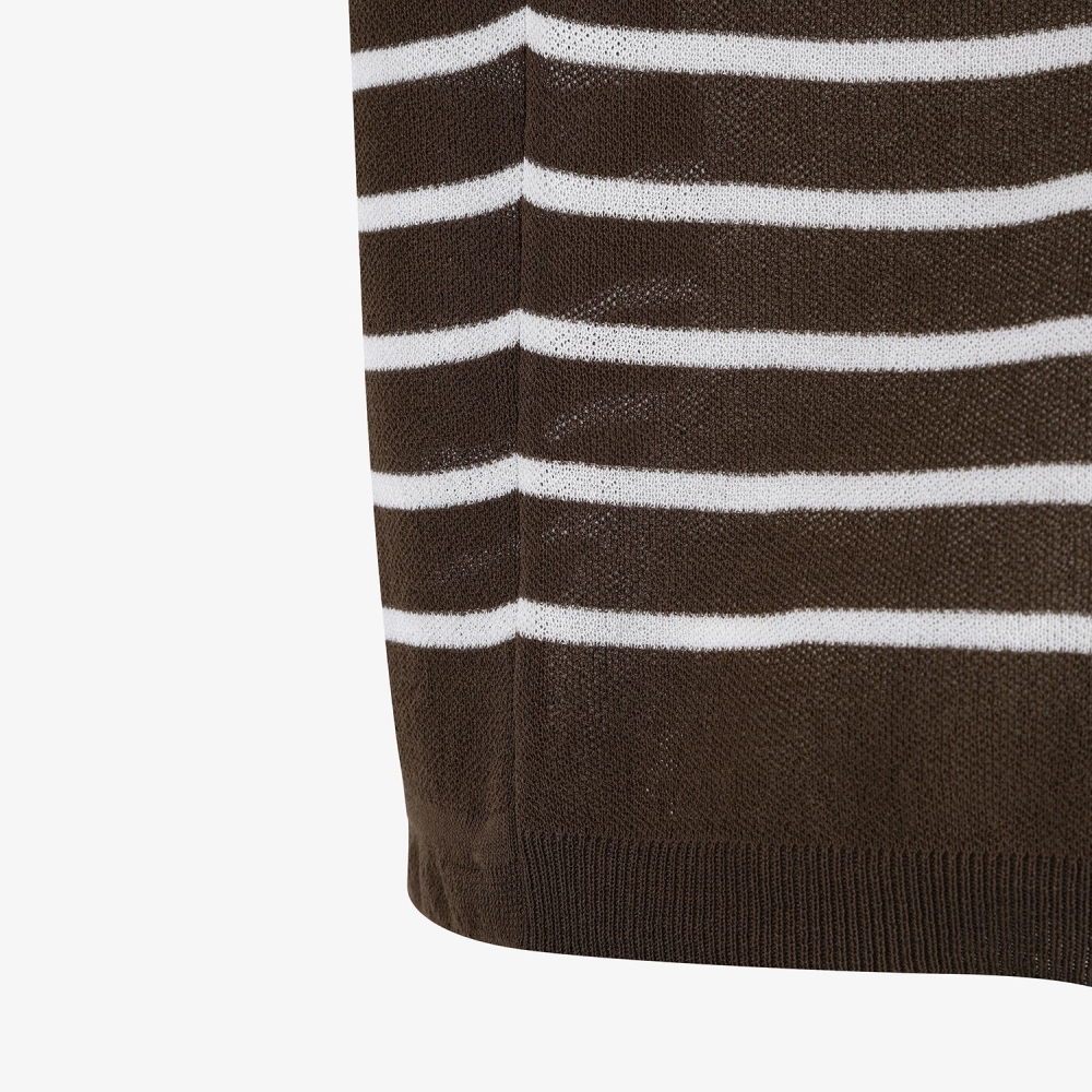 Southcross Stripe Hooded Sheer Cardigan_BR
