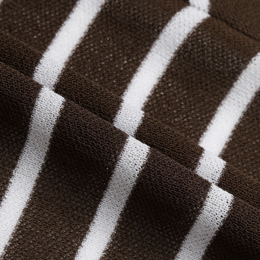 Southcross Stripe Hooded Sheer Cardigan_BR
