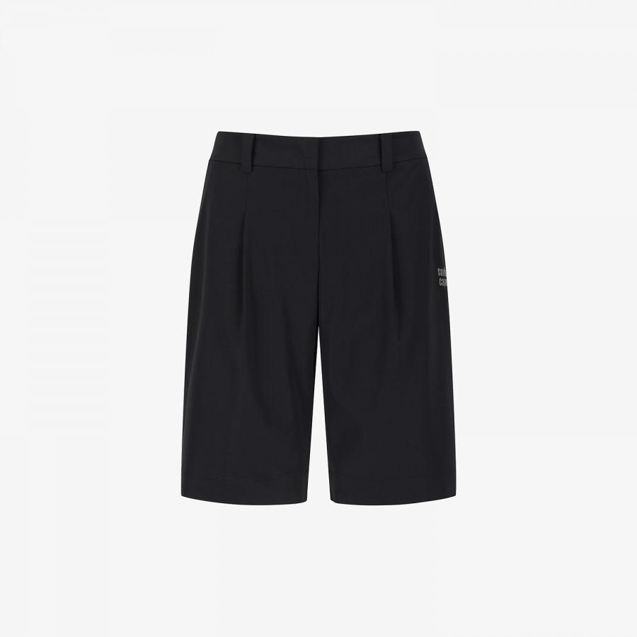 Pintuck Half Pants_BK