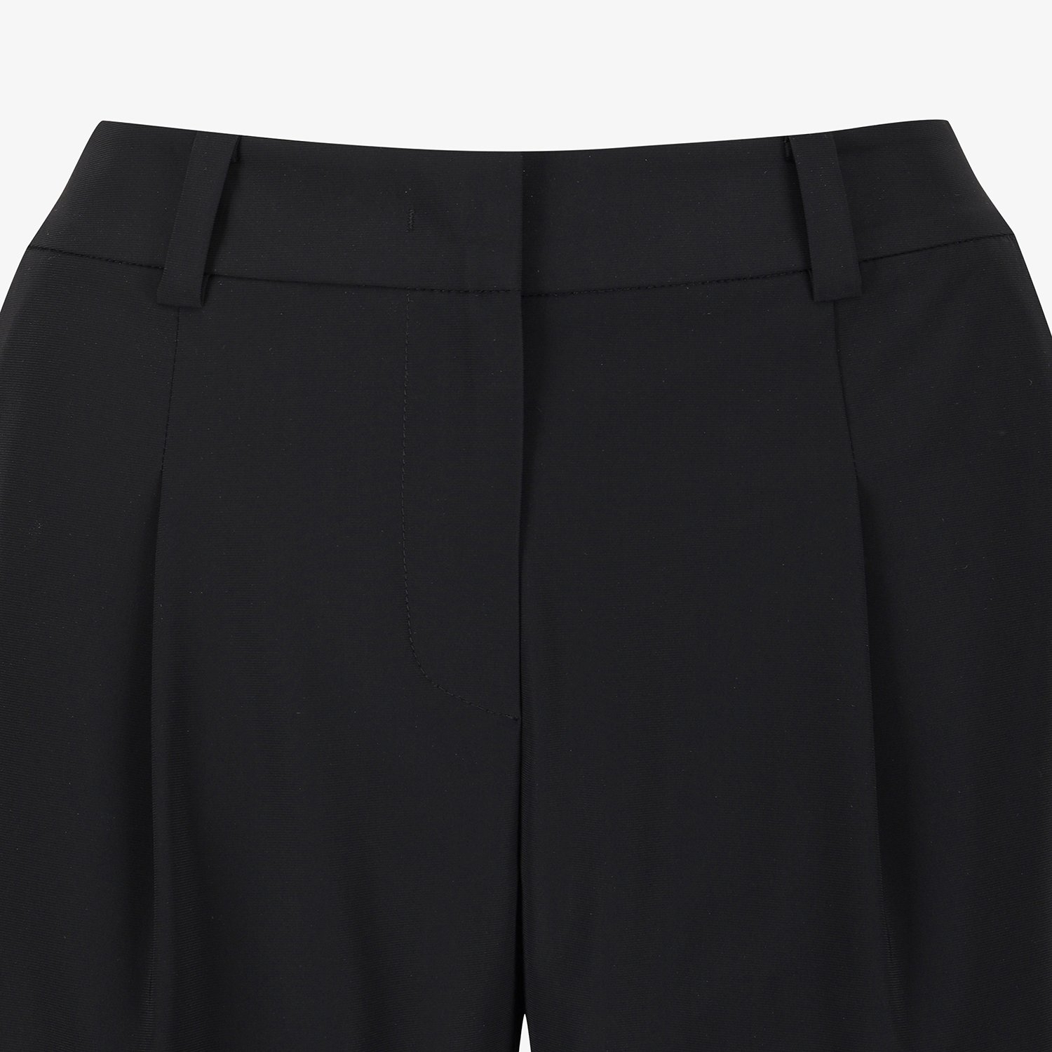 Pintuck Half Pants_BK