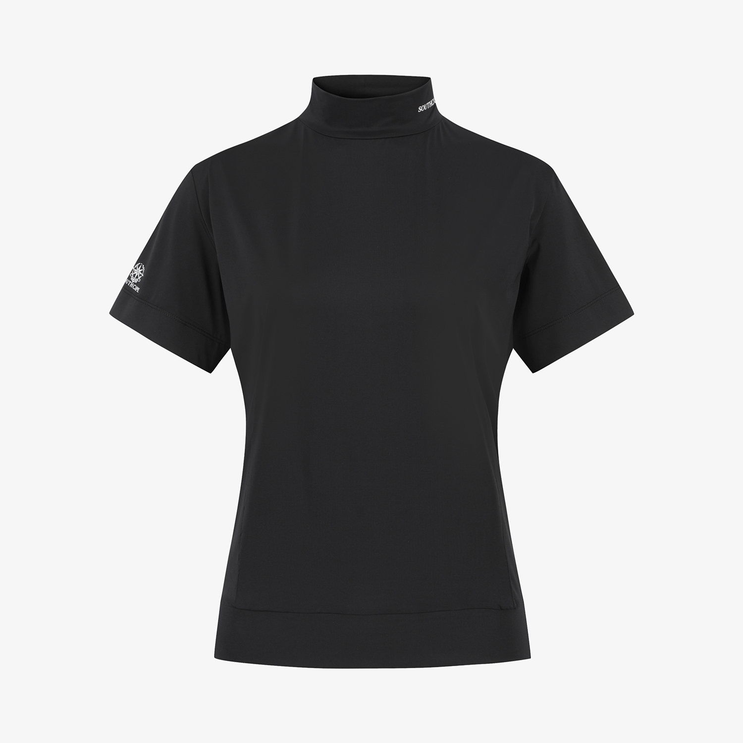 High-Neck Short-Sleeve Base Layer_BK