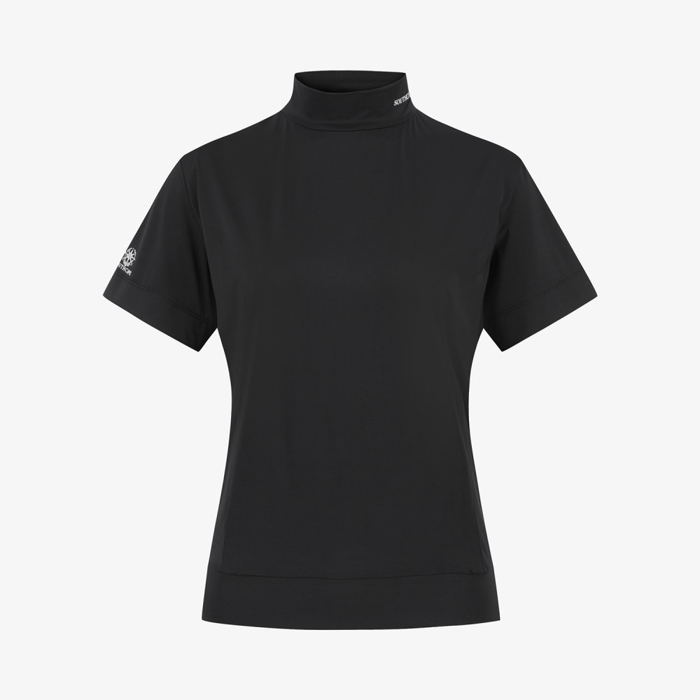 High-Neck Short-Sleeve Base Layer_BK