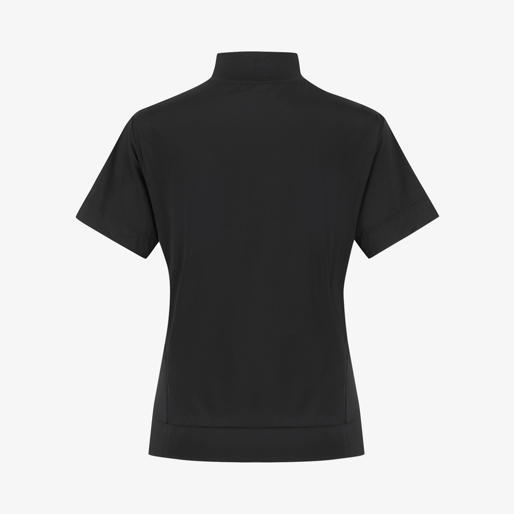 High-Neck Short-Sleeve Base Layer_BK