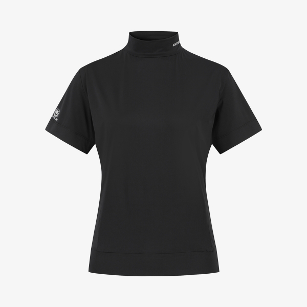 High-Neck Short-Sleeve Base Layer_BK