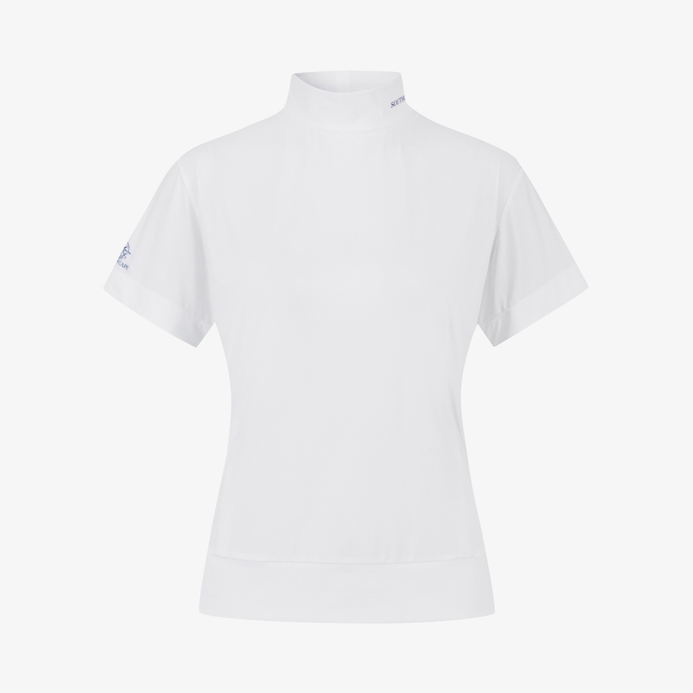 High-Neck Short-Sleeve Base Layer_WT