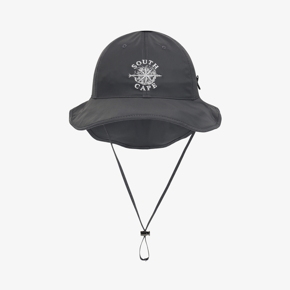 Southcross Asymmetric Brim Logo Bucket Hat_DG
