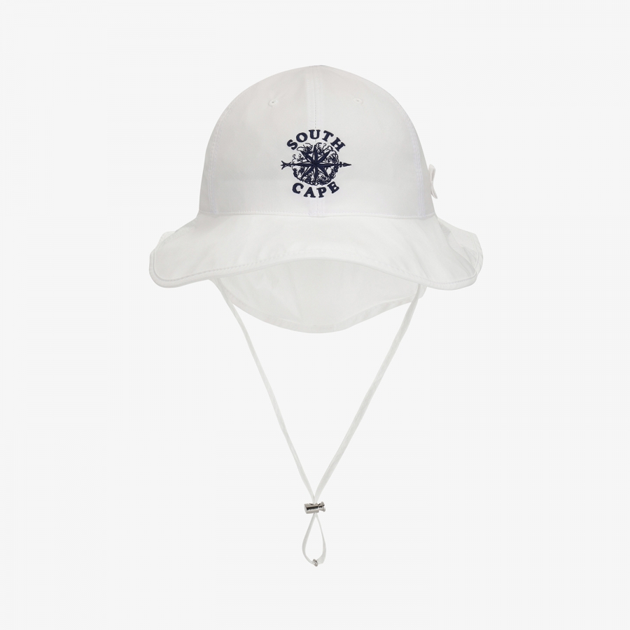 Southcross Asymmetric Brim Logo Bucket Hat_WT