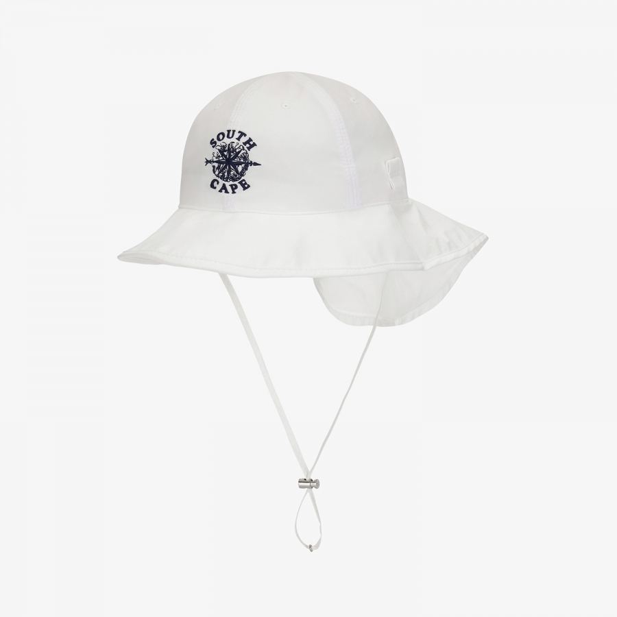 Southcross Asymmetric Brim Logo Bucket Hat_WT