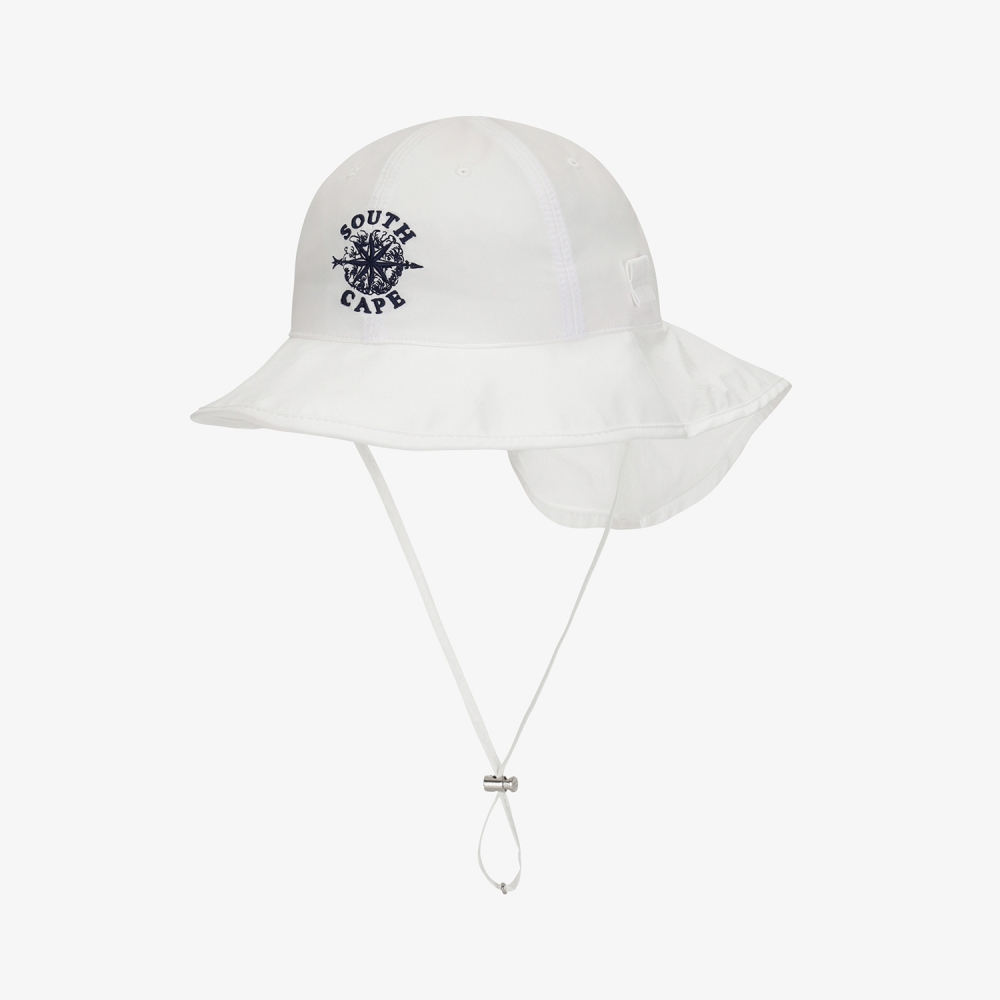 Southcross Asymmetric Brim Logo Bucket Hat_WT