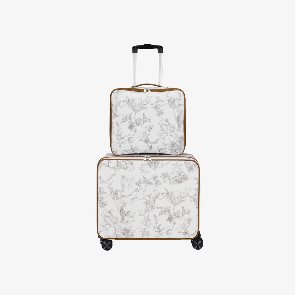Blossom Twin Trolley Bag (Horizontal Type)_BR