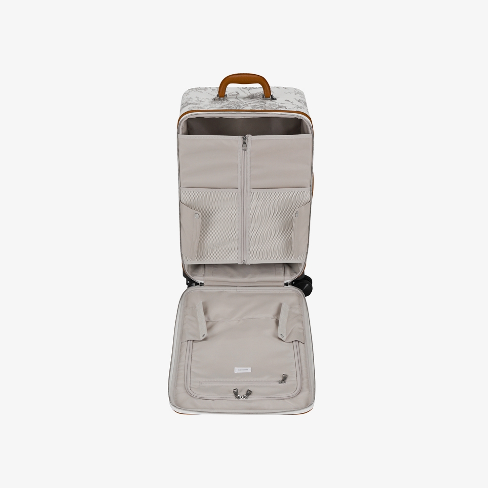 Blossom Twin Trolley Bag (Vertical Type)_BR
