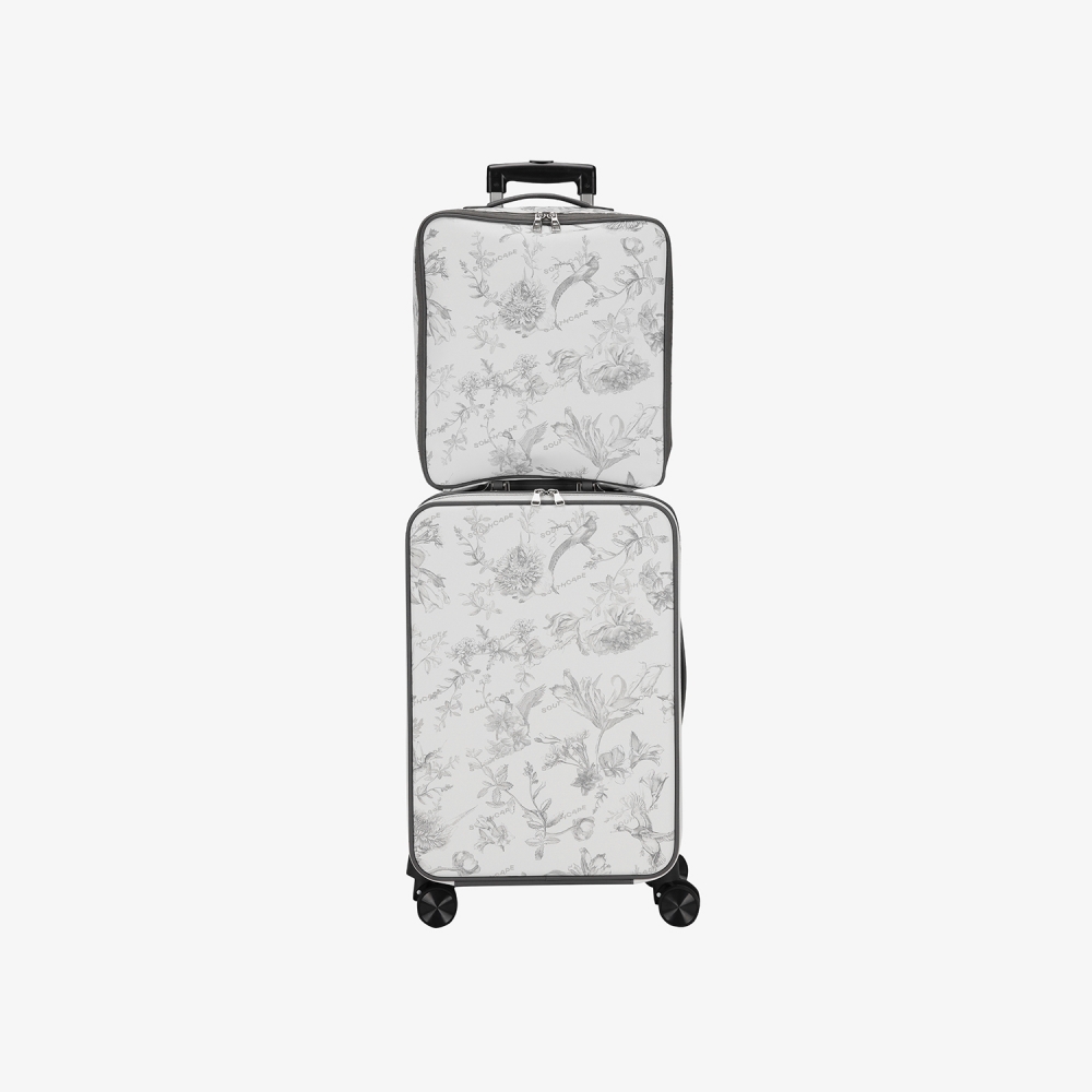 Blossom Twin Trolley Bag (Vertical Type)_GY