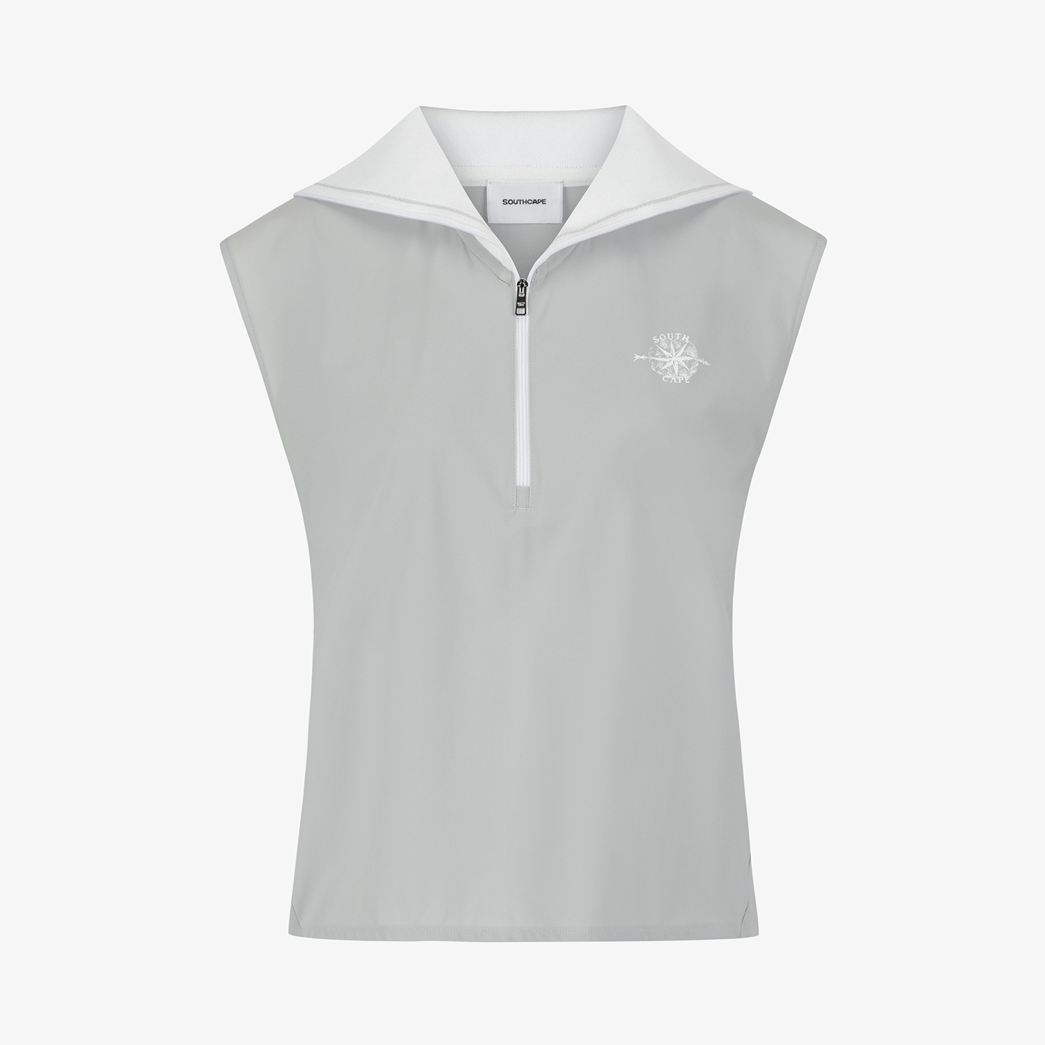 Sailor-Collar Half-Zip Sleeveless_LG