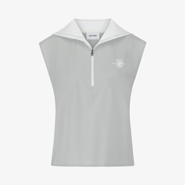 Sailor-Collar Half-Zip Sleeveless_LG