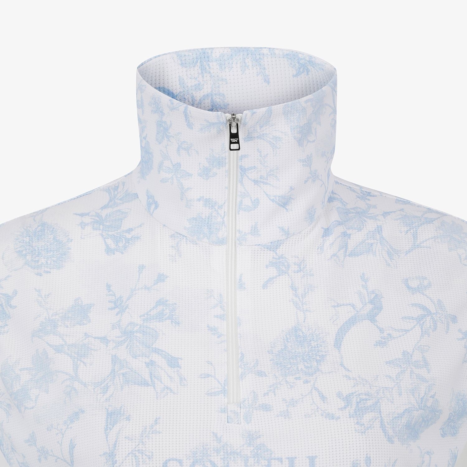 Nature Print Half-Zip Sleeveless_BL