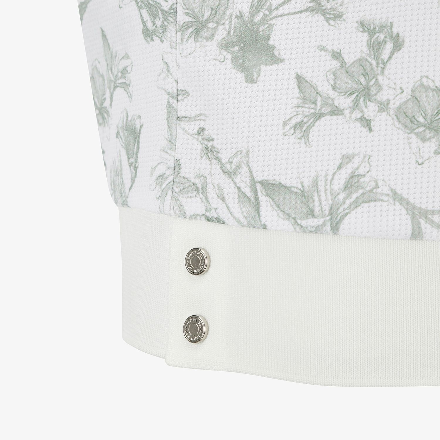 Nature Print Half-Zip Sleeveless_KH