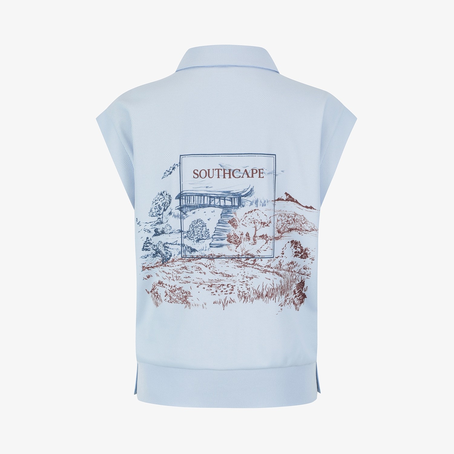 Namhae Heritage Half-Zip Sleeveless_LB