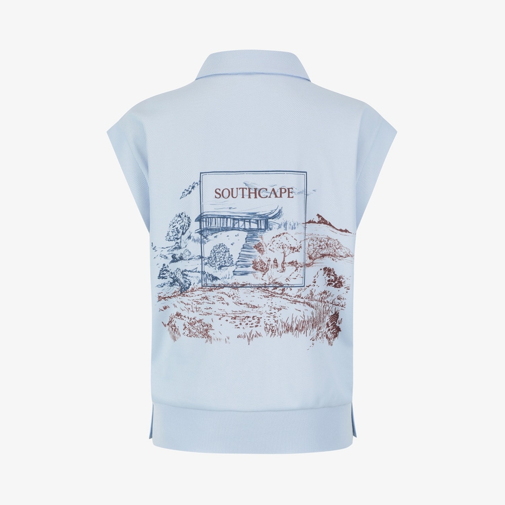 Namhae Heritage Half-Zip Sleeveless_LB