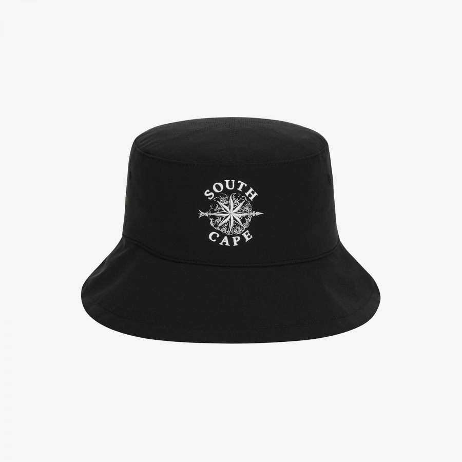 Logo Punching Bucket Hat_BK