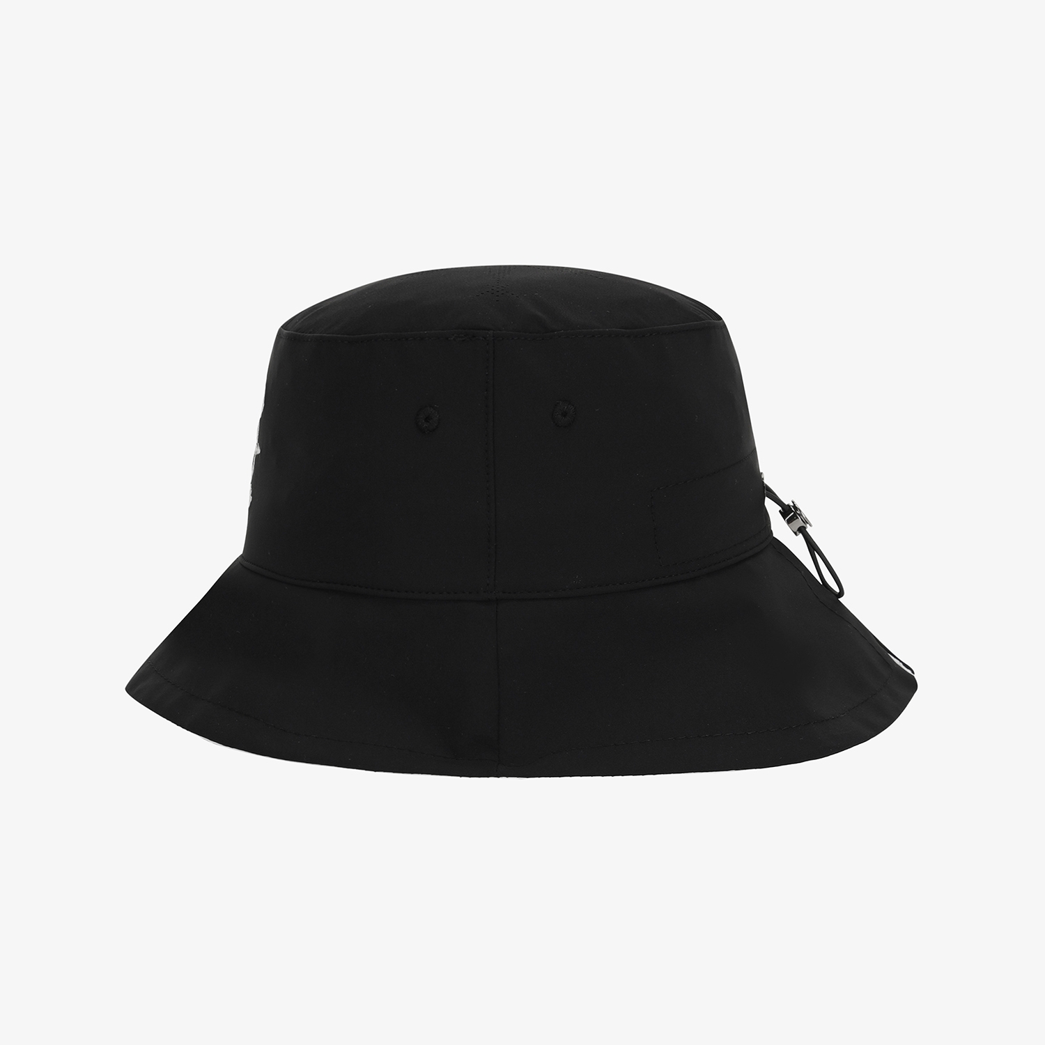 Logo Punching Bucket Hat_BK