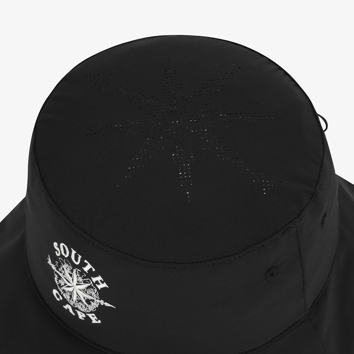 Logo Punching Bucket Hat_BK