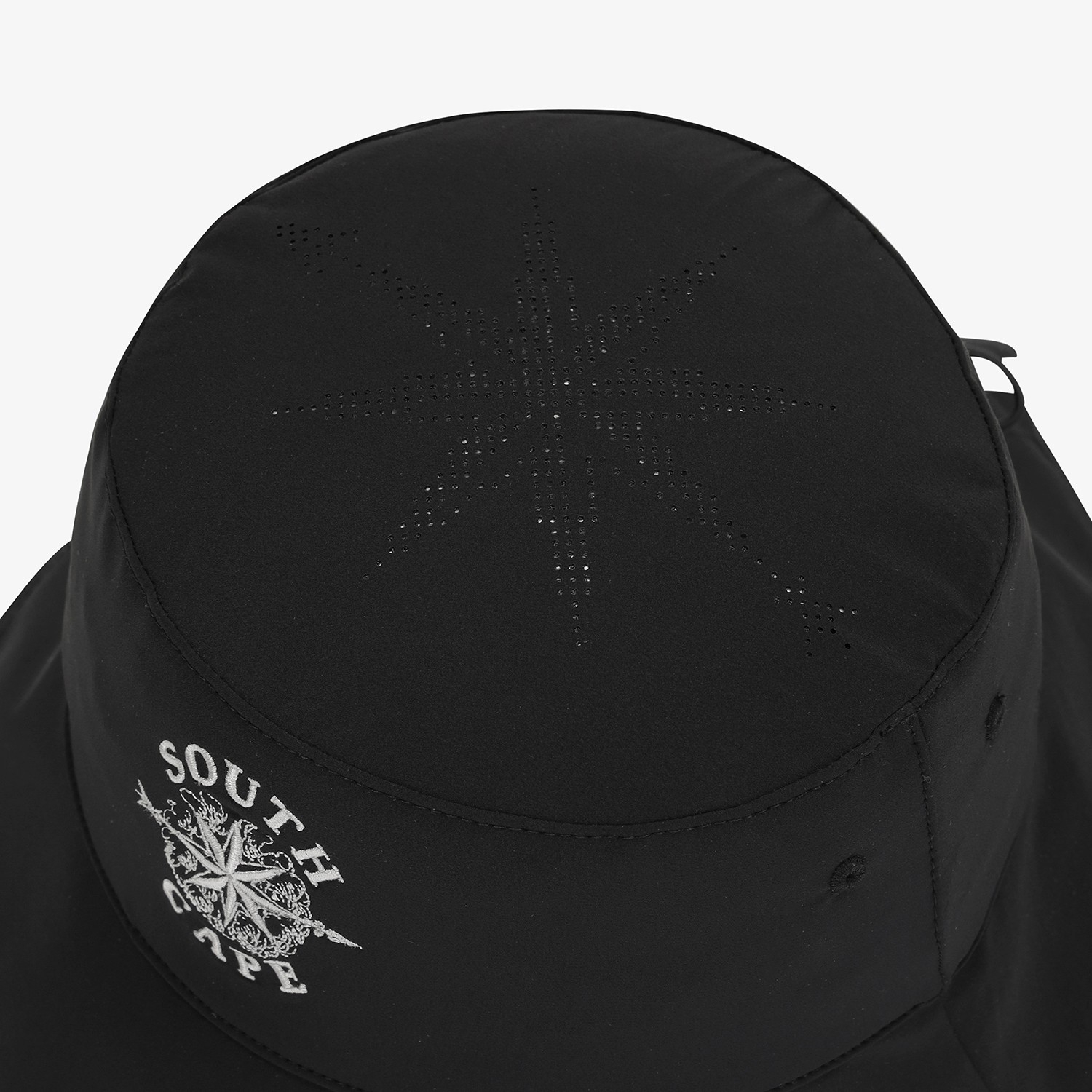 Logo Punching Bucket Hat_BK