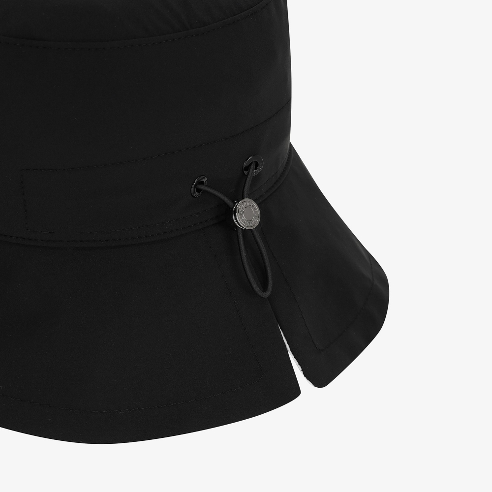 Logo Punching Bucket Hat_BK
