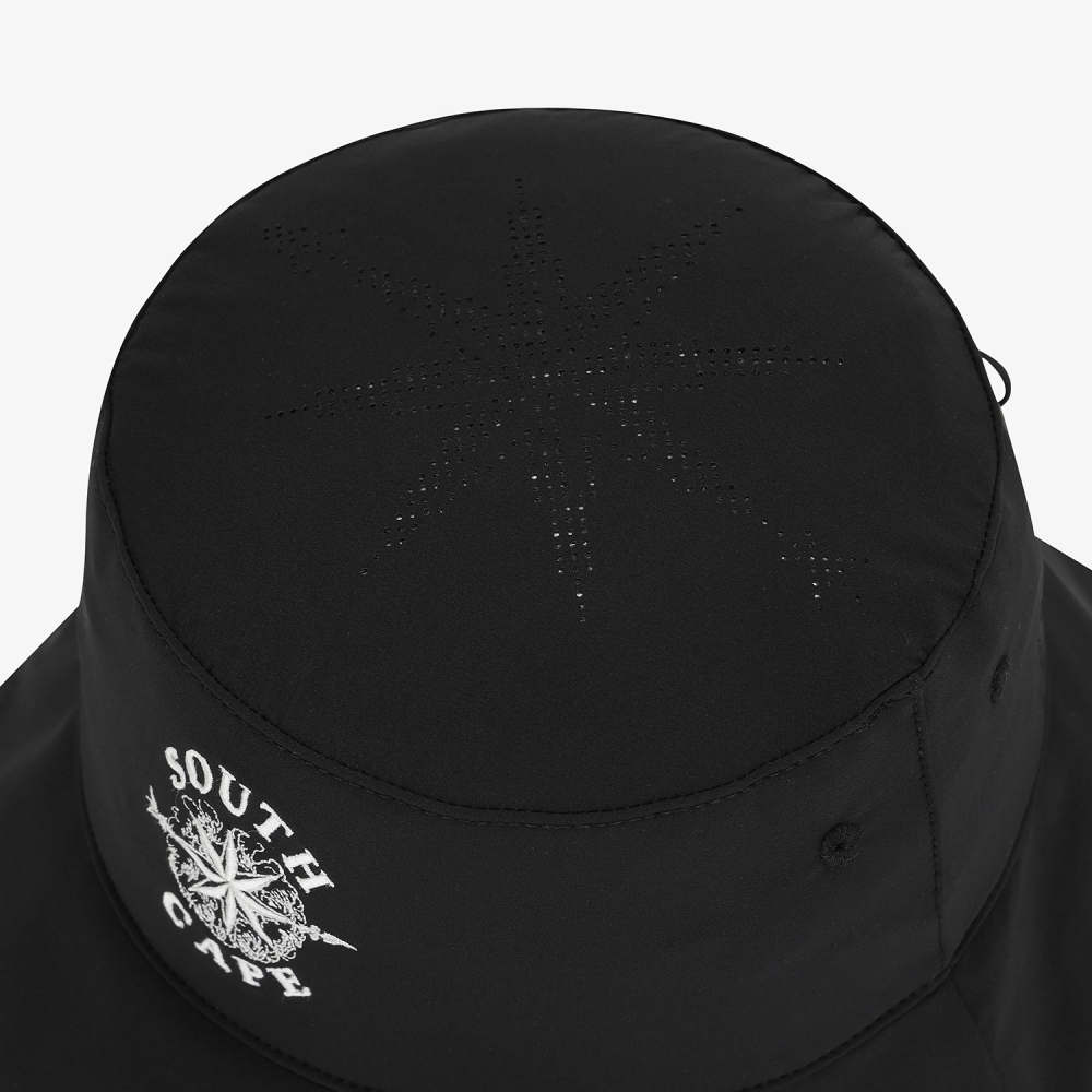 Logo Punching Bucket Hat_BK