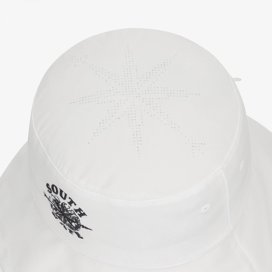 Logo Punching Bucket Hat_WT