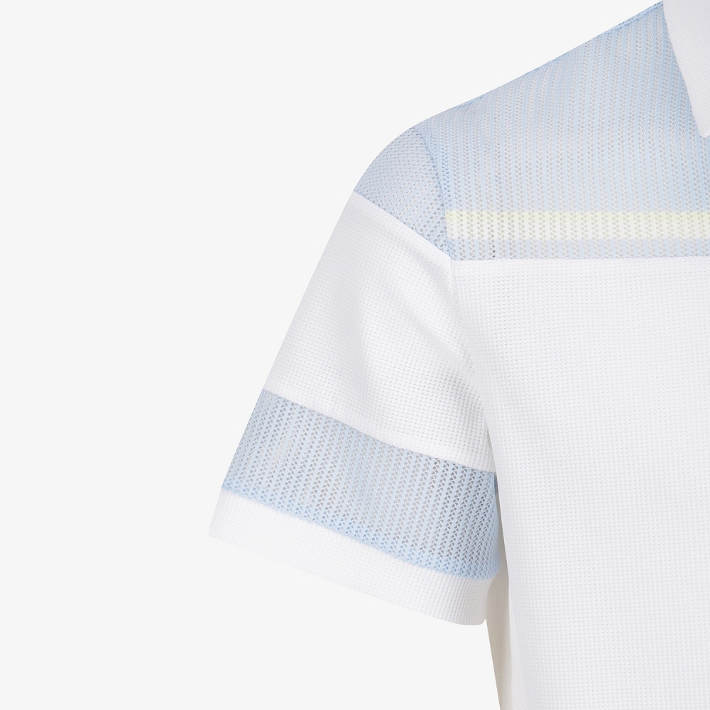 Knit-Mix Collar T-Shirt_IC