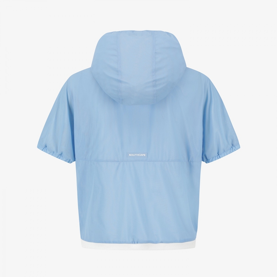 Performance Mesh Short-Sleeve Hood Jacket_BL